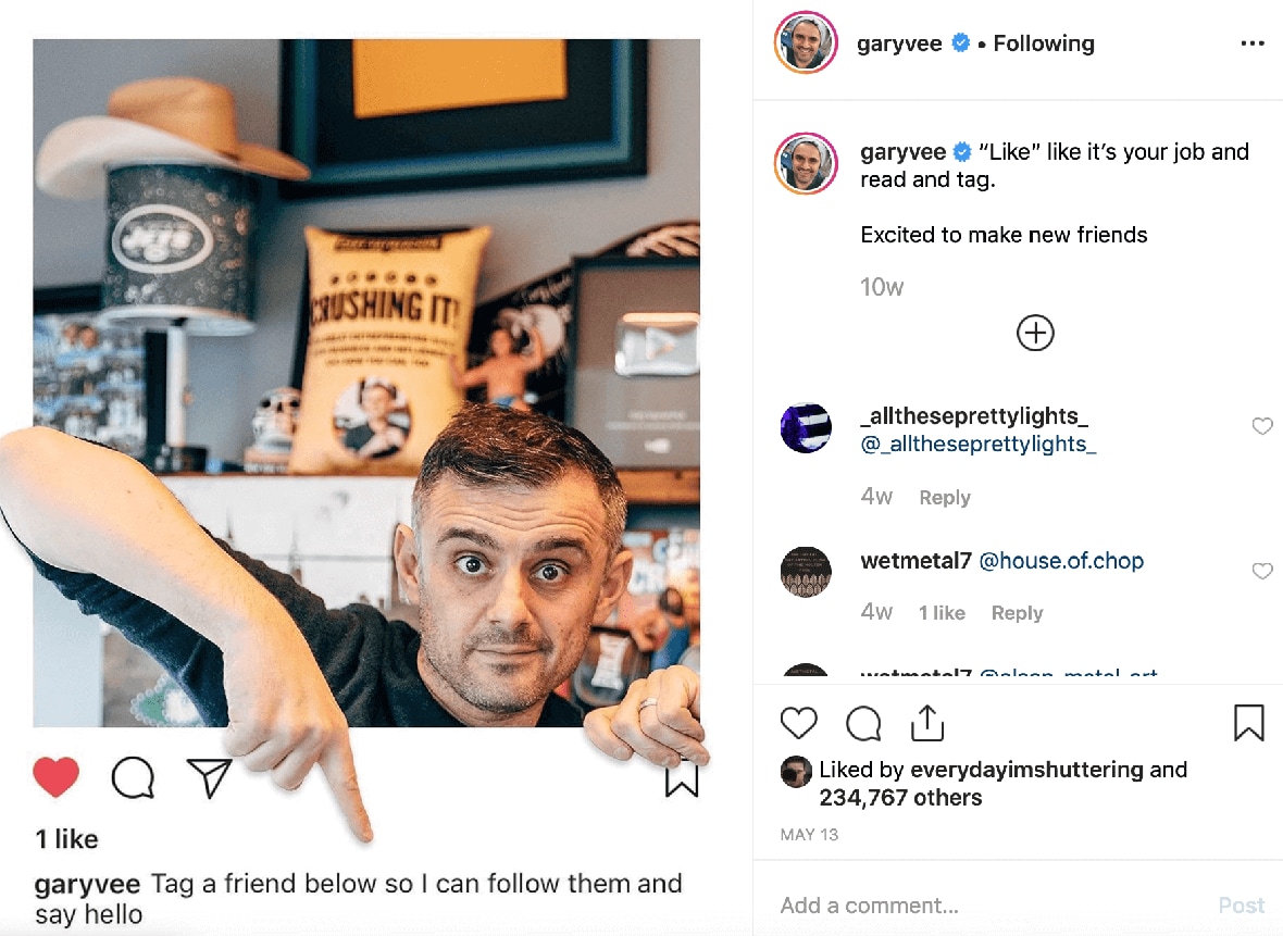 intagram gary vaynerchuk