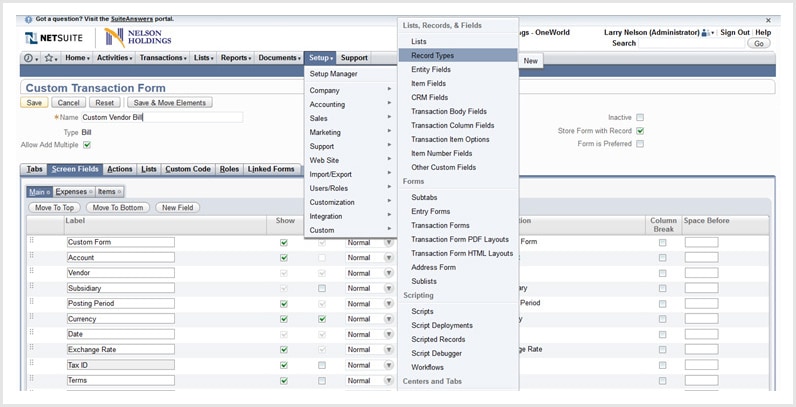 SuiteBuilder Dashboard