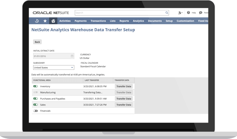 Built for NetSuite screenshot